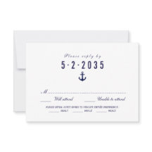 RSVP-Kaart Keuze uit schonnig wit huwelijk