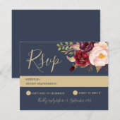 RSVP-kaart - Lucy Suite RSVP Kaartje (Voorkant / Achterkant)