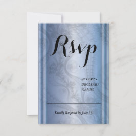 Rsvp-kaart met kant en ontwerp RSVP kaartje