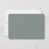 RSVP-kaart met lage key Bedankkaart (Achterkant)