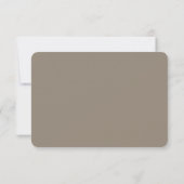 RSVP-kaart met lage key Bedankkaart (Achterkant)
