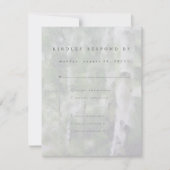 RSVP-kaart met weduwenboomontwerp RSVP (Voorkant)