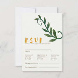 RSVP-kaart 'Rooted in Love Series' Kaart