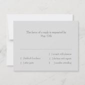 RSVP-kaart Roze Paarse ster van David op elke kleu Kaart (Achterkant)