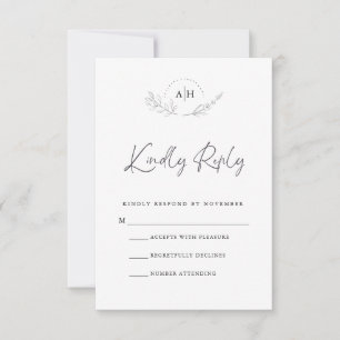 RSVP-kaart RSVP Kaartje