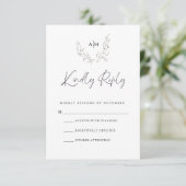 RSVP-kaart RSVP Kaartje (Staand voorkant)