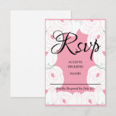 Rsvp-kaart RSVP Kaartje (Voorkant / Achterkant)