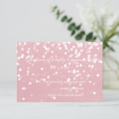 RSVP-kaart - Ruwbruidroze RSVP Kaartje (Staand voorkant)