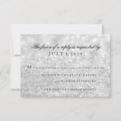 RSVP-kaart - Silver Glit Fab RSVP Kaartje (Voorkant)