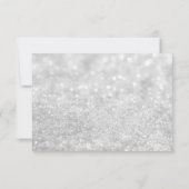 RSVP-kaart - Silver Glit Fab RSVP Kaartje (Achterkant)