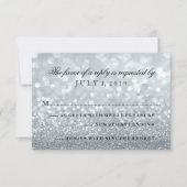 RSVP-kaart - Silver Glit Fab RSVP Kaartje (Voorkant)