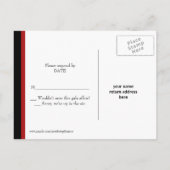 RSVP-kaart Uitnodiging Briefkaart (Achterkant)