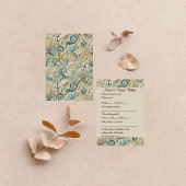 RSVP-kaart van de Pearl Coast Elegance RSVP Kaartje