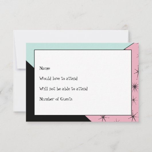 RSVP-kaart van de secretaris-generaal RSVP Kaartje (Achterkant)