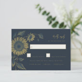 RSVP-kaart van mei RSVP Kaartje (Staand voorkant)