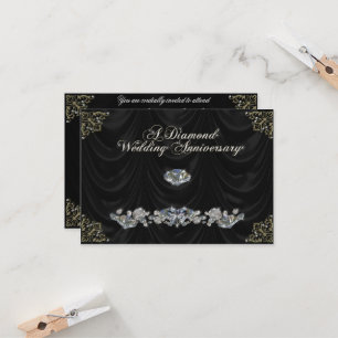 RSVP-kaart voor 60-jarig huwelijksjubileum Kaart