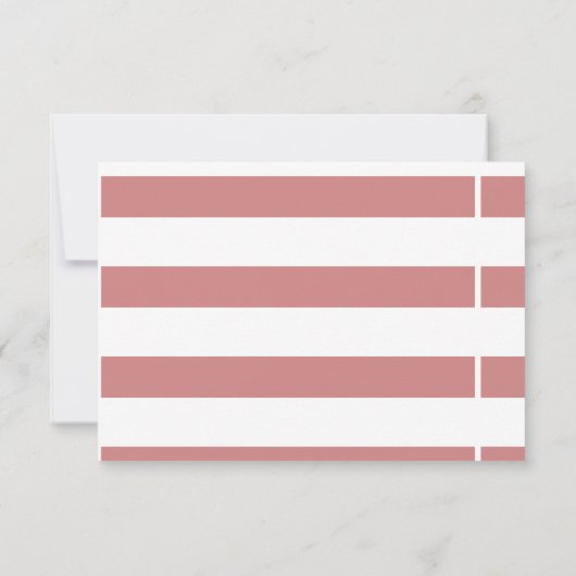 RSVP-Kaart voor basisbruiloft RSVP Kaartje (Achterkant)