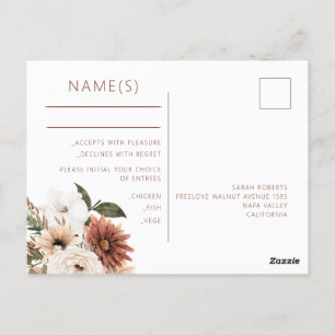 Rsvp-kaart voor briefkaart Weddenschap
