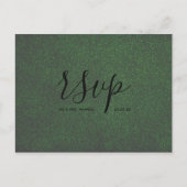 Rsvp-kaart voor bruiloft | Briefkaart Groen grassc (Voorkant)