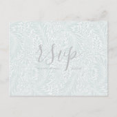 Rsvp-kaart voor bruiloft | Klassiek script Uitnodiging Briefkaart (Voorkant)