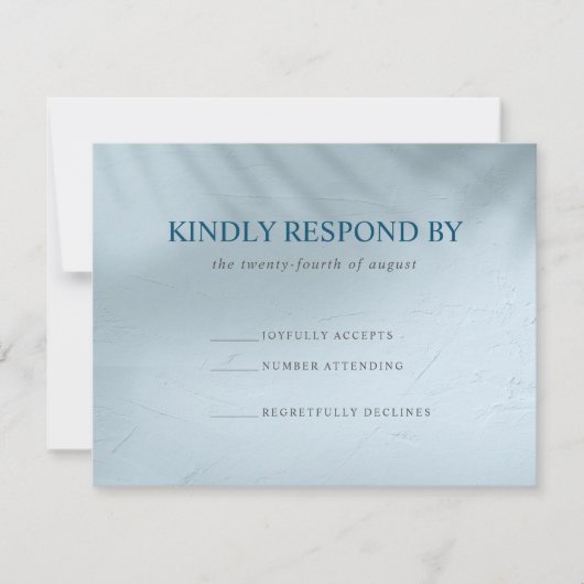 RSVP-kaart voor elementair water en ijs RSVP Kaartje (Voorkant)