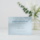 RSVP-kaart voor elementair water en ijs RSVP Kaartje (Staand voorkant)