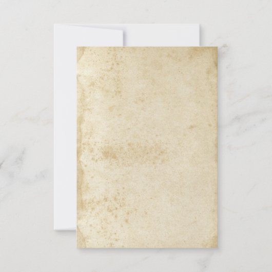 RSVP-kaart voor gestreept Antiek gekleurd papier RSVP Kaartje (Achterkant)