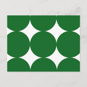 RSVP-kaart voor groene en witte moderne poka Dots RSVP Kaartje