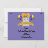 RSVP-kaart voor homoparen (Achterkant)