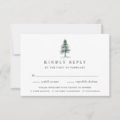 RSVP-kaart voor houtkweekmeel RSVP Kaartje (Voorkant)