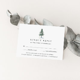 RSVP-kaart voor houtkweekmeel RSVP Kaartje