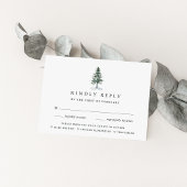 RSVP-kaart voor houtkweekmeel RSVP Kaartje