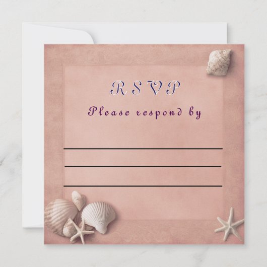 RSVP-kaart voor huwelijk (Voorkant)