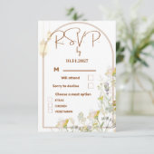 RSVP-kaart voor huwelijk RSVP Kaartje (Staand voorkant)