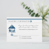 RSVP-kaart voor instapkaarten RSVP Kaartje (Staand voorkant)