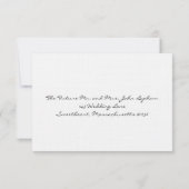 RSVP-kaart voor instapkaarten RSVP Kaartje (Achterkant)