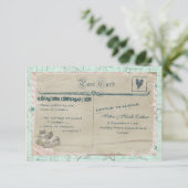 RSVP-kaart voor kofferreizen RSVP Kaartje (Staand voorkant)