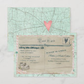 RSVP-kaart voor kofferreizen RSVP Kaartje (Voorkant / Achterkant)