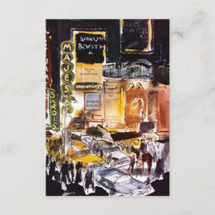 RSVP-kaart voor NYC-bioscoopdistrict ~Fun om aan t RSVP Kaartje