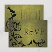RSVP-kaart voor olijfboomgaarden RSVP Kaartje (Voorkant / Achterkant)