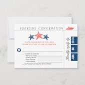RSVP-kaart voor Starfish boarding Pass RSVP (Voorkant)