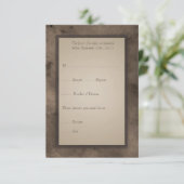 RSVP-kaart voor Steampunk Zeppelin Wedding Set RSVP Kaartje (Staand voorkant)