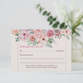 RSVP-kaart voor ventilatorgrenzen RSVP Kaartje (Staand voorkant)