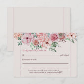 RSVP-kaart voor ventilatorgrenzen RSVP Kaartje (Voorkant / Achterkant)