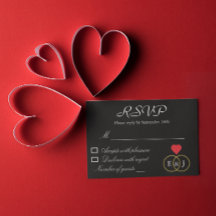 RSVP-kaart voor weddenschappen met twindringloop