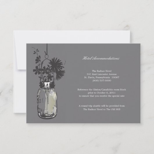 RSVP Kaart Wilde Bloemen & Metselwerk Pot (Voorkant)