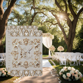 RSVP kaart Witte Kolibrie bruiloft