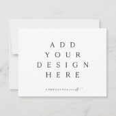 RSVP-kaarten/behuizingen afdrukken Kaart (Voorkant)