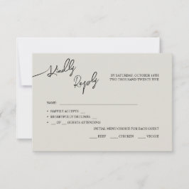 RSVP Kaarten Boho-chique bruiloft, pastel kleuren. Kaartje