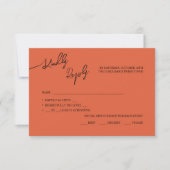 RSVP Kaarten Boho-chique bruiloft, pastel kleuren. Kaartje (Voorkant)